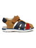 Geox Sandalen in Braun/Rot