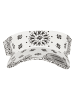  Flexfit  Flexfit Accessoires Visor Bandana Print in white