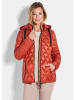 GOLDNER Winterjacke mit Metallic-Glanz in terrakotta