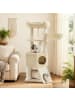 Feandrea Katzenbaum Clawfy in Beige - (B)50 x (H)141 x (T)50 cm
