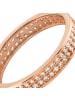 BALIA Ring Gold 333 Rosegold - 8 Karat 2-reihig Zirkonia Größe 56 (17,8)