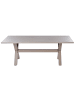 Beliani 19-tlg Gartentisch Set CASCAIS in Beige/Grau