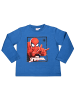 Spiderman Marvel Spiderman Schlafanzug Pyjama Set Langarm Oberteil mit Hose in blau/grau