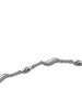 BALIA 925 Sterling Silber Damen Balia Silberarmbänder Wave Armband ca. 19,5cm