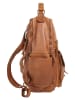X-ZONE Rucksack echt Leder in cognac