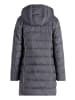 Betty Barclay Steppjacke mit abnehmbarer Kapuze in Dunkelgrau