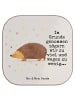 Mr. & Mrs. Panda Coaster Igel Herzen Design mit Spruch in Weiß