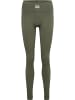 Hummel Hummel Leggings Hmlpulse Multisport Damen in DUSTY OLIVE