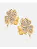 Diamant L'éternel Ohrringe aus 585 Gelbgold