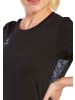erima Damen Essential Team T-Shirt in schwarz/slate grey