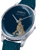 August Berg Morris & Co. Forest Hare in silver indigo