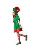 tectake Weihnachtliches Kostüm in den Farben Rot und Grün, rot/grün