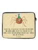 Mr. & Mrs. Panda Notebook Tasche Spinne Agathe Party mit Spruch in Gelb Pastell