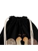 Mr. & Mrs. Panda Tasche Schnecken Liebe mit Spruch in Schwarz