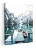 MuchoWow Leinwand Bilder Bergsee