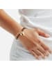 Lulu & Jane Armband Herz aus Metall-Legierung mit Naturstein in gelbgold