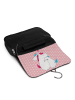 Mr. & Mrs. Panda Kulturtasche Einhorn Mitteilung ohne Spruch in Rot Pastell