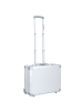 Alumaxx 2-Rollen Businesstrolley Aluminium Laptopfach 37 cm silber matt