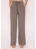 SASSYCLASSY Musselin Hose in Taupe
