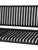 ebuy24 Gartenbank Stella Schwarz 2er Set