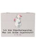 Mr. & Mrs. Panda Erinnerungskiste Super Ergotherapeutin mit Spruch in Grau Pastell