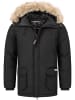Geographical Norway Winterjacke in Schwarz