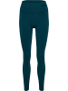 Hummel Hummel Leggings Hmltif Multisport Damen in DARK SEA