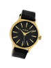 Oozoo Analog-Armbanduhr Oozoo Timepieces schwarz groß (ca. 42mm)