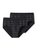 Schiesser Sportslips 2er-Pack Original Classics in Schwarz