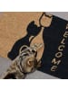 relaxdays Fußmatte "Katzen" in Natur/ Schwarz - (B)60 x (T)40 cm