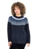 Ulla Popken Pullover in tintenblau