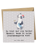 Mr. & Mrs. Panda doppelkarte Eventmanagerin Herz mit Spruch in Grau Pastell