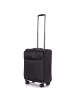 Stratic Stratic Light Plus 4-Rollen Kabinentrolley 55 cm in black