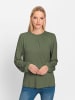 Heine Langarmshirt in khaki