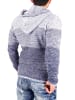 RESLAD Strickpullover Colorblock in indigoblau