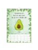 Mr. & Mrs. Panda A4 Wandkalender 2026 Avocado Collection mit Spruch in Weiß