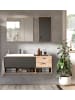 Inn.Furn Spiegelschrank Eiche 80 cm, Badschrank mit Soft-Close