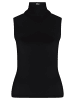 CASH-MERE.CH Rollkragen Top in Schwarz