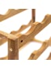 relaxdays Weinregal in Natur - (B)42,5 x (H)28 x (T)21 cm