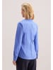 Seidensticker Hemdbluse Slim in Mittelblau