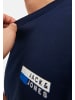Jack & Jones T-Shirt Corp in Navy blazer / small print