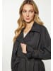 faina Damen Mantel in Schwarz