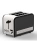 Schäfer Toaster Retro 2-Scheiben Toaster 850 Watt in Schwarz