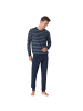 UNCOVER BY SCHIESSER Pyjama in Dunkelblau