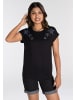 Laura Scott Kurzarmshirt in schwarz-blau