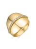 Luxenter Ring Idel 925er Sterlingsilber-Idel gold