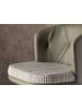 Angel Cerdá Drehbarer Hocker 4228 in Olivgrün / Dunkler Stahl – (B)49 x (H)82 x (T)56 cm