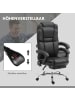 Vinsetto Bürostuhl mit Massagefunktion-66L x 67B x 118-126H cm-Schwarz