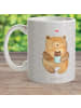 Mr. & Mrs. Panda Kindertasse Bär Baby ohne Spruch in Grau Pastell