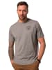 JP1880 Kurzarm T-Shirt in grau melange